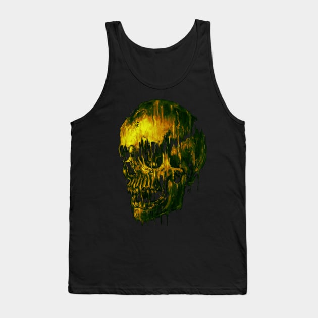 Melting Skull Tank Top by nicebleed